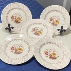 Set of 5 Royal - Chippendale - Bread and‎ Butter Plates